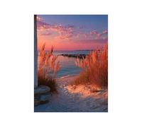 Pintar por Numeros Adultos, DIY Cuadros para Pintar por Numeros Niños Playa, Kit Pintura Manualidades Adultos 100 x 135 CM, Atardecer Paint by Numbers Adult para Decoracion Pared Regalo Mujer GYYH2264