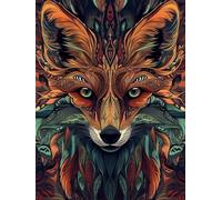 Pintar por Numeros Adultos, DIY Pintura por Números, Paint by Numbers con 3 Pinceles y Pigmento Acrílico, Manualidades Adultos Kit óleo de Lienzo 20x30cm, Decor para el Hogar historietas animal L0-851