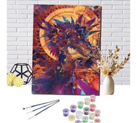 Pintar por Numeros Adultos, DIY Pintura por Números Sueño, Pintura por Números para Adultos, Pintar por Numeros Niños, Kit de Pinturas al óleo DIY Regalo 45x60cm Sin Marco (Animal) O-W508