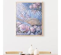 Pintar por Numeros Adultos Flor Admirador, DIY Pintura por Numeros Principiantes Cuadros para Paint by Numbrs Kit con Pinceles y Pinturas Acrilicos, Decoración para el Hogar 30x40CM PjY2277 N-K