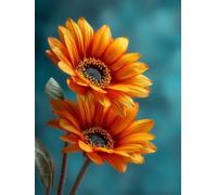 Pintar por Numeros Adultos Flor, Planta Pintar por Numeros Niños, DIY Cuadros Manualidades Adultos Kits, Paint by Numbers con Pinceles y Pinturas Acrílicas, Regalo, Decoracion Otoño, 40x50cm 6-1413