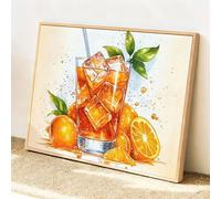 Pintar por Numeros Adultos Fruta Taza Kit Pintura Manualidades Adultos sin Marco, Kit de Pintura al óleo de Lienzo Niños con Pinceles Pigmento, para Decoracion Navidad Hogar y Regalo 70x50cm D-q-794