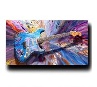 Pintar por Numeros Adultos Guitarra,Pintar por Numeros Niños Kit Manualidades Adultos Instrumento musical Cuadros para Pintar por Numeros Pintura Acrílico,Cuadros Decoracion Salon Modernos 30X60cm 2FX