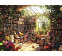 Pintar por Numeros Adultos Libro planta, DIY Painting by Numbers Kits, Pintura por Números Cuadros DIY, con Pinceles, Pinturas Acrílicas, Kit Completo para Painting, Decoración 20 x 30 cm 0F-856