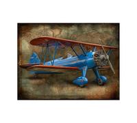 Pintar por Numeros Adultos Mapa del mundo, Cuadros Pintar por Numeros, DIY Kit Manualidades Adultos con Pintura Acrilica Pinceles y Lienzo Avión 40 x 30CM, Cuadros Decoracion Salon Modernos LZYH-3791