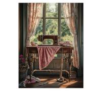 Pintar por Numeros Adultos Máquina de coser DIY Cuadros Decoracion Salon Modernos Antepecho, Cuadros para Pintar por Numeros Niños 50x70Cm, Kit Manualidades Adultos para Decoracion Pared LSJ-319
