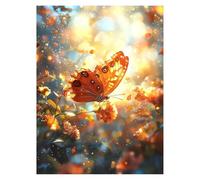 Pintar por Numeros Adultos Mariposa DIY Paint by Numbers Adult Naturaleza, Manualidades Adultos Color Cuadros por Numeros 95 x 70 Cm, Kit Pintura Lienzos para Pintar Niños, Decoracion Pared model-8619