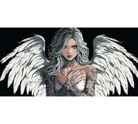 Pintar por Numeros Adultos, Mujer ángel Pintura por Numeros Kit, DIY Paint by Numbers, con 3 Pinceles y Pigmento Acrílico, para Decoración del Hogar, Regalos femeninos, Sin Marco - 200x100cm s-883