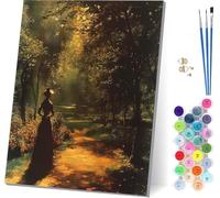 Pintar por Numeros Adultos Mujer, Pintar por Numeros áRbol, DIY Paint by Numbers Adult Kit con Pinceles y Pigmento, Paint by Numbers Para Cuadros Decoracion Salon Modernos Regalo 100x135cm 1-1986