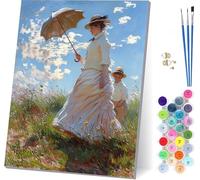 Pintar por Numeros Adultos Mujer, Pintar por Numeros Paisaje, DIY Paint by Numbers Adult Kit con Pinceles y Pigmento, Paint by Numbers Para Cuadros Decoracion Salon Modernos Regalo 100x130cm I-5845