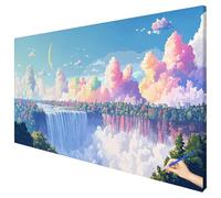 Pintar por Numeros Adultos Paisaje 180x70cm Cuadros para pintar por Numeros Caer Kit Manualidades Adultos DIY Paint by Numbers Adult Kit de Pintura al óleo de Lienzo Regalo Mujer Decor Hogar B-28