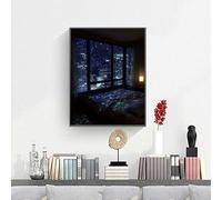 Pintar Por Números Adultos Paisaje Arquitectura, DIY Pintura por Números Kit para Principiantes y Niños Edades 8-12, con Pinceles Pintura Acrilica Manualidades Decor Hogar Pared 90x120CM PjY8527 N-U