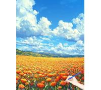 Pintar por Numeros Adultos Paisaje Cuadros para pintar por Numeros Naturaleza, DIY Paint by Numbers Adult Kit Manualidades Adultos Kit de Pintura Regalos Originales para Mujer Home Decor 50x70cm G-87