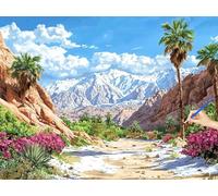 Pintar por Numeros Adultos Paisaje Paint by Numbers Adult Naturaleza Kit, DIY Pintura con Numeros Adultos Manualidades Lienzo Kit Regalos Originales para Mujer Cuadros Decoracion Salon 70x50cm W-35
