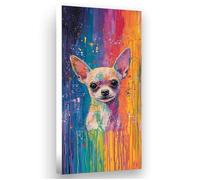 Pintar por Numeros Adultos Perro Cuadros para Pintar por Numeros, Kit Manualidades Adultos Incluye Pinceles y Pinturas Acrílicas, Animal Painting by Numbers Decoración del Hogar, 90x180cm 02w-1071