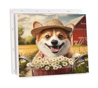 Pintar por Numeros Adultos Perro DIY Pintar por Numeros con Marco, Granja Paint by Number Kits con Pinceles y Pigmento Acrílico, Manualidades Adultos Regalo Mujer, Decoracion Hogar 30x30cm 0k-115