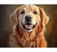 Pintar por Numeros Adultos Perro Pintar por Numeros Niños 6 Años, DIY Manualidades Paint by Numbers Animales, Kit de Pintura con Pinceles y Pigmento Acrílico, Decor del Hogar Regalo 20x30cm Y2-958