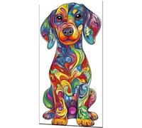 Pintar por Numeros Adultos Perro Pintar por Numeros Niños, Kit Manualidades Adultos con Pinceles y Pinturas Acrilicos, Animal Paint by Numbers Adult, Decoración Hogar, Sin Marco 30x60cm w0-1077