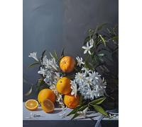 Pintar por Numeros Adultos, Pintar con Numeros Adultos fruta flor, DIY Painting by Numbers Kits, con 3 Pinceles, Pigmento Acrílico, Paint by Numbers, Regalos Originales para Hombre 30x40cm J0-590