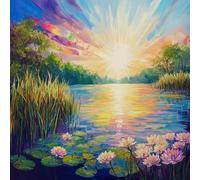 Pintar Por Numeros Adultos planta, Pintar Por Numeros NiñOs flores, DIY Pintura Acrilica Manualidades Adultos Set Para Regalos Originales Para Mujer, Cuadros Decoracion Salon Modernos 60x60cm 3-987