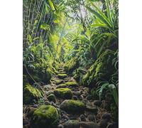 Pintar por Numeros Adultos Planta, Vista Pintar por Numeros Manualidades Adultos, DIY Paint by Numbers kits con Pinceles y Pinturas Acrílicas, Decoracion Hogar Otoño, Regalo Mujer, 40x50cm 2-9564