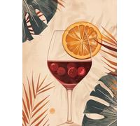 Pintar por Numeros Adultos Taza Pintura por Numeros Kit Manualidades Adultos DIY Fruta Cuadros con Números Pigmento Acrílico Lienzos Paint by Numbers Para Decoración Pared 70x90cm (Sin Marco) W0-14