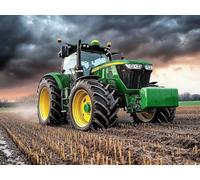 Pintar por Numeros Adultos Tractor Pintar con Numeros Niños, Painting by Numbers Paisaje, DIY Manualidades Adultos, Acuarelas Kit Pintura Acrilica con Lienzo Pinceles, Decoracion Hogar 30x40cm Y2-515