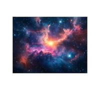 Pintar por Numeros Adultos Universo Cuadros Pintar por Numeros, DIY Kit Manualidades Adultos con Pintura Acrilica Pinceles y Lienzo Cielo estrellado 70x50CM Cuadros Decoracion Salon Modernos LZYH-6164