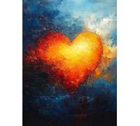 Pintar por Numeros Amar Pintar por Numeros Adultos, Painting by Numbers SueñO Paint by Numbers Adult Manualidades con 3 Pinceles Pintura Acrilica para Decoracion Hogar, Regalo 40 x 60cm -zjn2507LU