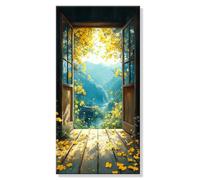 Pintar por Numeros Atardecer Cordillera, Grande Manualidades Adultos Painting by Numbers Kits, Pintar por Numeros Principiantes, DIY Kit de Pintura al óleo de Lienzo, Decor Hogar 20x40cm s0h-803