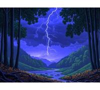 Pintar por Numeros Bosque Pintar por Numeros Adultos, Painting by Numbers Paisaje Paint by Numbers Adult Manualidades con Pinceles Pintura Acrilica para Decoracion Hogar 120 x 90 cm -yym250127J