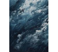 Pintar por Numeros mar Pintura por Numeros Adultos Abstracción Paint by Numbers, DIY Paint by Numbers Adult, Includes Complete Paint Kit, Regalos Mujer, Home Decoration, Without Frame, 30x40cm e-178