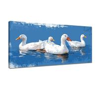 Pintar por Numeros Niños Paisaje, Pintar por Numeros Pato Paint by Numbers Adult Principiantes, Kit de Lienzos para Pintura con Acrilica Manualidades Adultos, Decor Hogar Regalo Mujer 80x160cm Y3-780