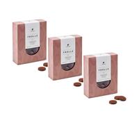 Pintaudi | Masa quebrada con chocolate y flor de sal | Galletas de chocolate Grand Cru | Galletas de mantequilla en bolsa con flor de sal - 3 x 160 Gr