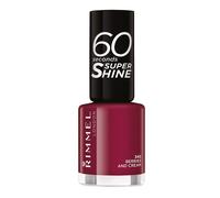 Rimmel London 60 Seconds Super Shine Esmalte de Uñas, Berries And Cream 340