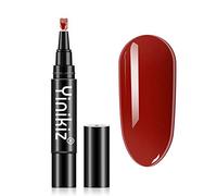 Pintauñas Gel, Lápiz de Pintauñas de Un Paso en Gel, Lapiz Esmalte 3 en 1, No Se Necesitan Capas Superiores Ni Capas Base, U-V/LED Esmalte de Uñas para Manicura, Adecuado para Principiantes