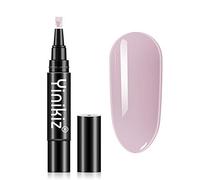 Pintauñas Gel, Lápiz de Pintauñas de Un Paso en Gel, Lapiz Esmalte 3 en 1, No Se Necesitan Capas Superiores Ni Capas Base, U-V/LED Esmalte de Uñas para Manicura, Adecuado para Principiantes