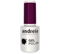 Andreia Pintauñas Semipermanentes - Esmalte Semipermanente Profesional para Uñas de Gel - Manicura con Brillo Intenso que Dura Hasta 4 Semanas - Color 231 Púrpura - Sombras de Gris - 10,5 ml