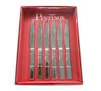 Pinti Diseño Steak Cuchillo 6 Pcs. Serie Leonardo Acero Inox. Forjado Afilado Ondulado