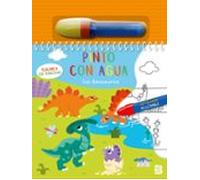 Pinto con agua - Los dinosaurios