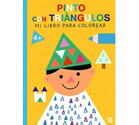 PINTO CON TRIÁNGULOS (MI LIBRO PARA COLOREAR CON FORMAS)