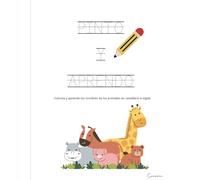 PINTO Y APRENDO: Colorea y aprende los nombres de los animales en castellano e inglés