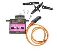 PintoHardware 1 x Micro Servo Motor 360° Digital, MG90S, Rotación Continua, Conector de 3 Cables, para Control de Movimiento de Precisión, Robótica y Modelismo.