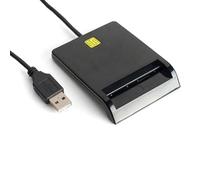 PintoHardware Lector de Tarjeta DNIe 3.0/4.0 y Tarjetas Inteligentes USB-A - Certificado Digital FNMT, Firma Electrónica ISO 7816 Plug & Play Compatible con Windows 10/11, macOS y Linux