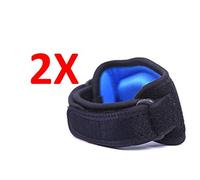 PintoMed 2 x Cinta de Codo de Tenista con Almohadilla de Compresión en Neopreno, Ajustable, Antideslizante, Alivio del Dolor Y Soporte para Codo, Golf, Tenis, Levantamiento de Peso, 2 Piezas
