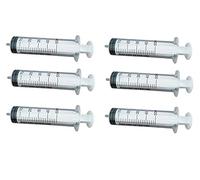 PintoMed Pack Jeringa Desechable Esteril 3 Partes - 6 x 50 ml - Luer Slip - Paquete de 6 unidades