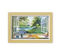 Pintoo Rompecabezas de 1000 piezas para adultos - Stephen Darbishire Bluebells - Fácil almacenamiento cómodo rompecabezas de plástico entrelazado sin necesidad de pegamento [H2198]