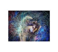 Pintoo Rompecabezas de 1200 piezas para adultos, Iris Scott, Husky tembloroso, hermoso rompecabezas de plástico para decoración del hogar, cero polvo, fácil almacenamiento [H3212]