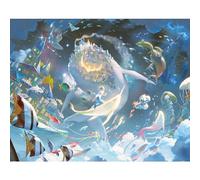 Pintoo Rompecabezas de 2000 piezas para adultos - Shu - The Whale Fall to Galaxy Hermoso rompecabezas de plástico para decoración del hogar, cero polvo, fácil almacenamiento [H3043]