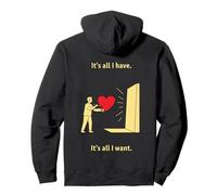 Pintor Corazón a Lienzo Devoción Es Todo lo Que Tengo Sudadera con Capucha